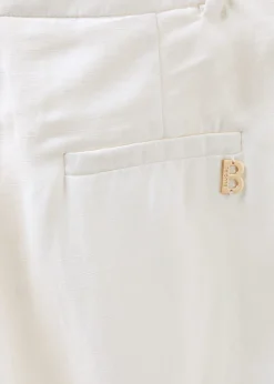 BERMUDA SHORTS IN LINEN BLEND