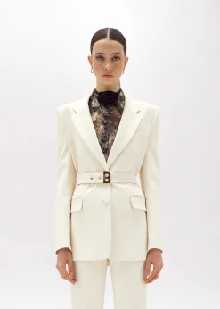 BLAZER IN STRETCH CRÊPE