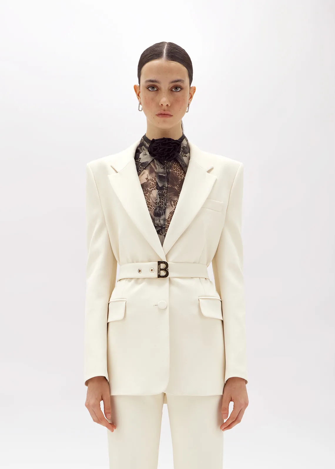 BLAZER IN STRETCH CRÊPE