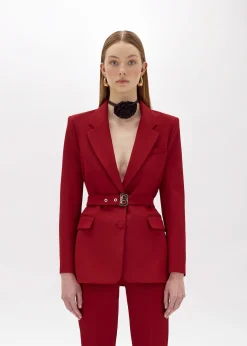 BLAZER IN STRETCH CRÊPE
