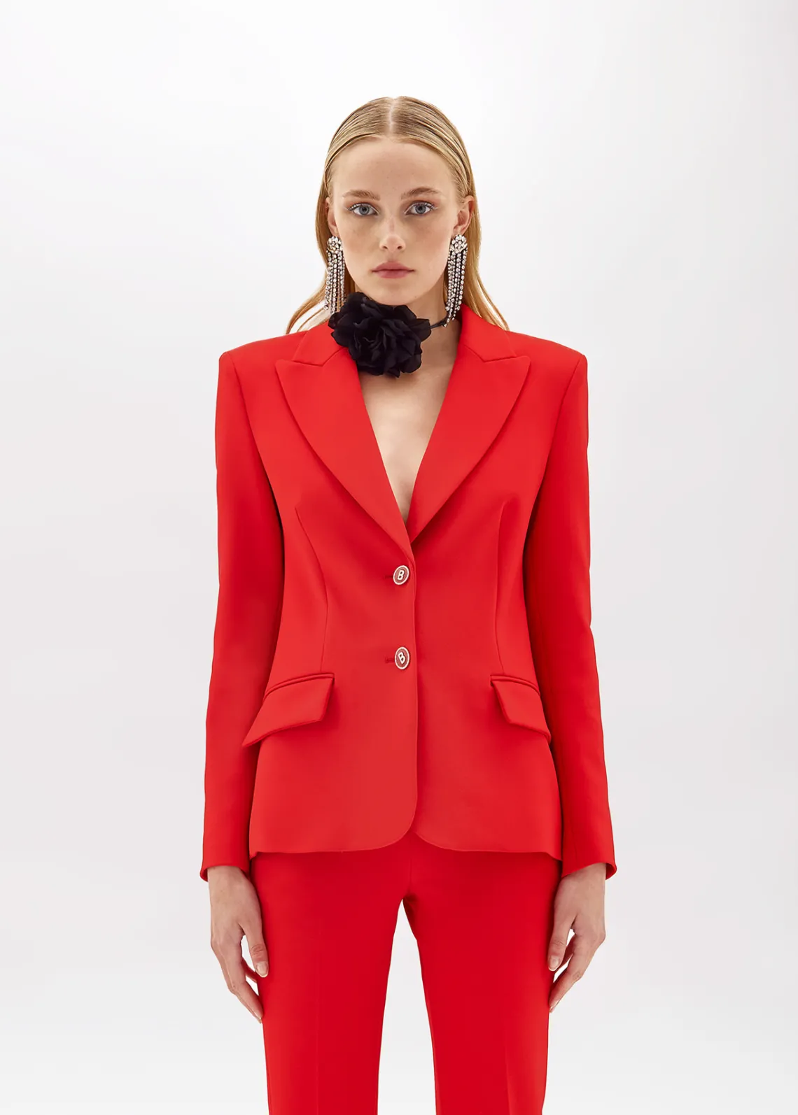 BLAZER IN STRETCH CRÊPE