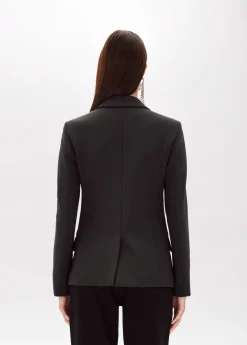 BLAZER IN STRETCH CRÊPE