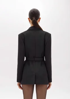 BLAZER IN STRETCH CRÊPE