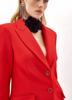 BLAZER IN STRETCH CRÊPE