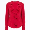 BLOUSE IN CRÊPE DE CHINE