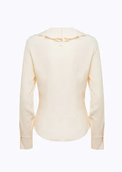 BLOUSE IN CRÊPE DE CHINE