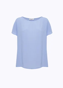 Blouse in silk crêpe de Chine