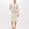 BOUCLÉ KNIT JACQUARD SKIRT