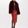 BOXY JACKET IN FAUX FUR