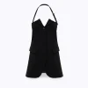 BUSTIER TOP IN LIGHT CRÊPE