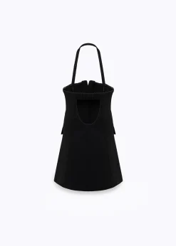 BUSTIER TOP IN LIGHT CRÊPE