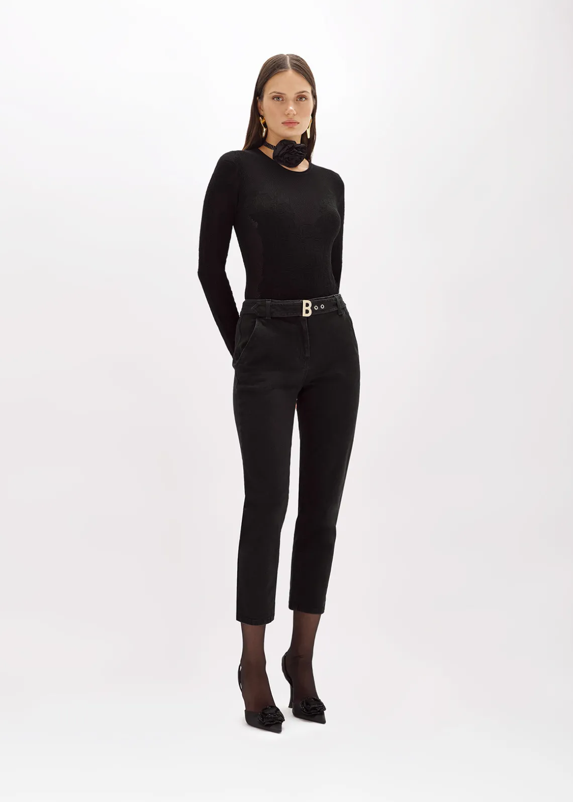 CARROT FIT JEANS IN STRETCH DENIM