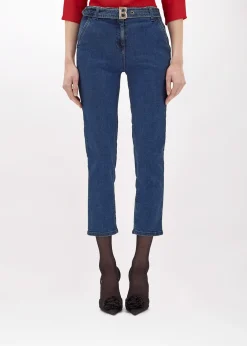 CARROT FIT JEANS IN STRETCH DENIM