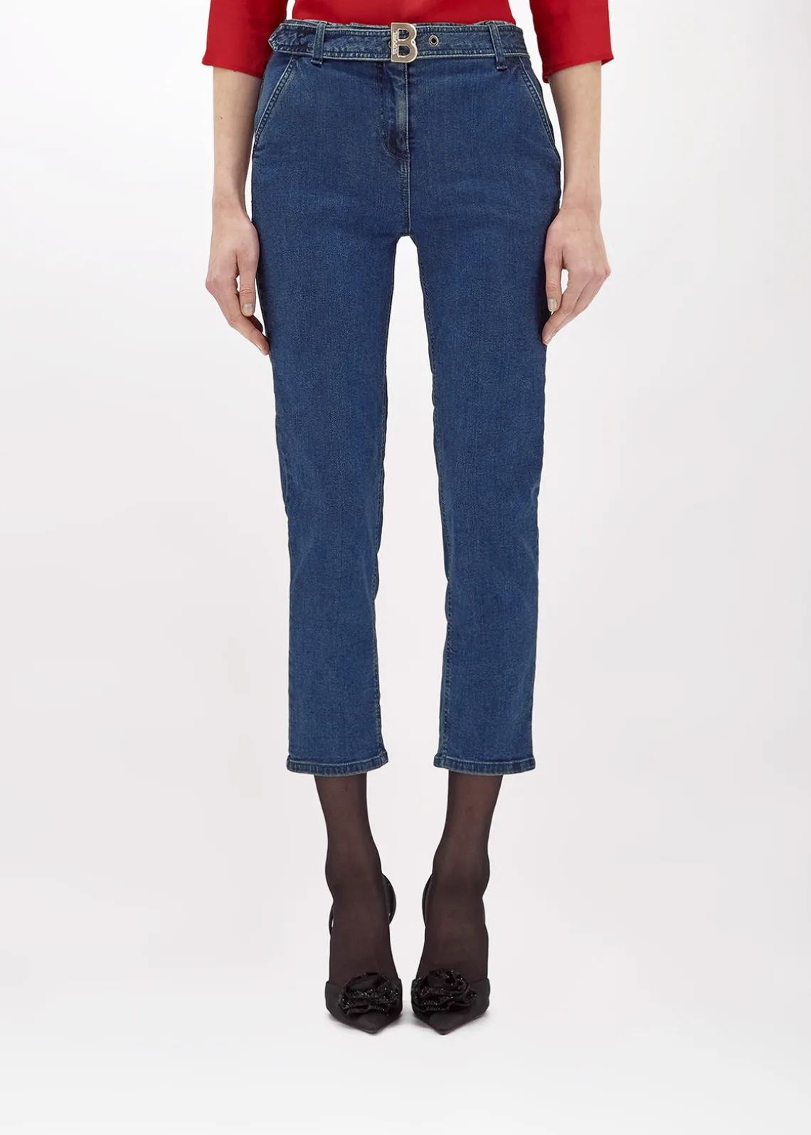 CARROT FIT JEANS IN STRETCH DENIM