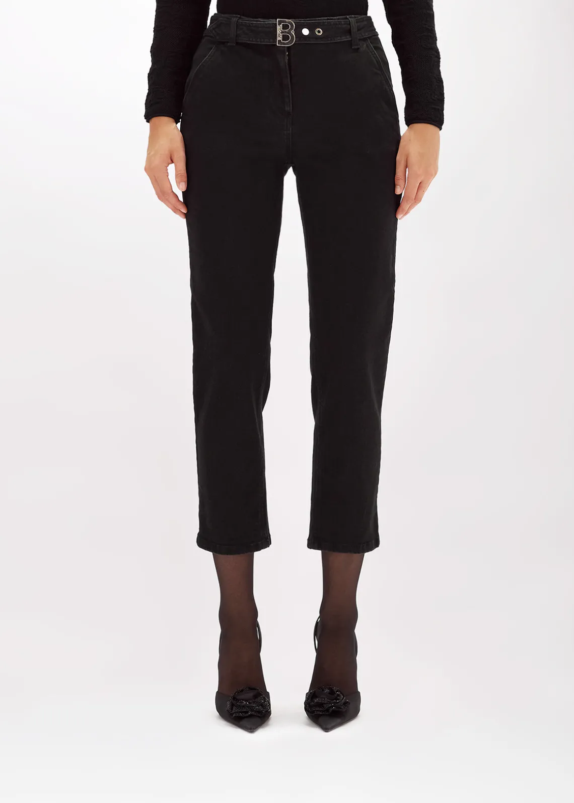 CARROT FIT JEANS IN STRETCH DENIM
