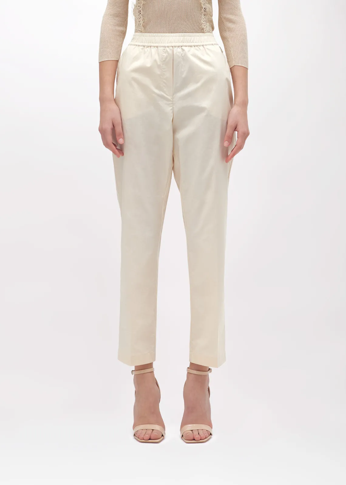 CIGARETTE PANTS IN COTTON