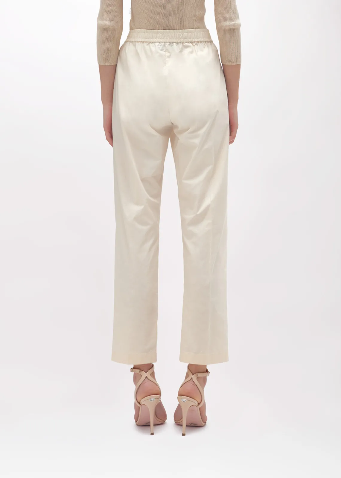 CIGARETTE PANTS IN COTTON