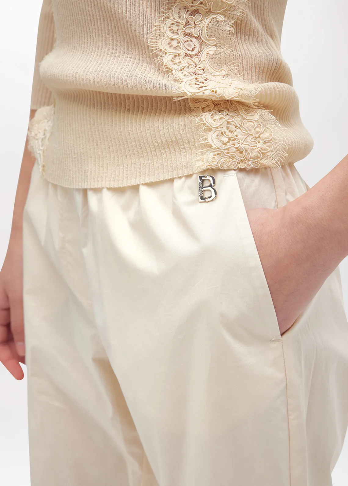 CIGARETTE PANTS IN COTTON