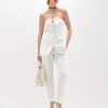 CIGARETTE PANTS IN LIGHT CRÊPE
