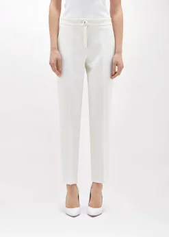 CIGARETTE PANTS IN LIGHT CRÊPE