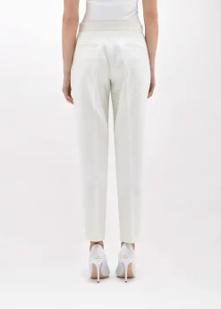 CIGARETTE PANTS IN LIGHT CRÊPE