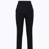 CIGARETTE PANTS IN STRETCH CRÊPE