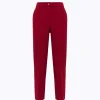 CIGARETTE PANTS IN STRETCH CRÊPE