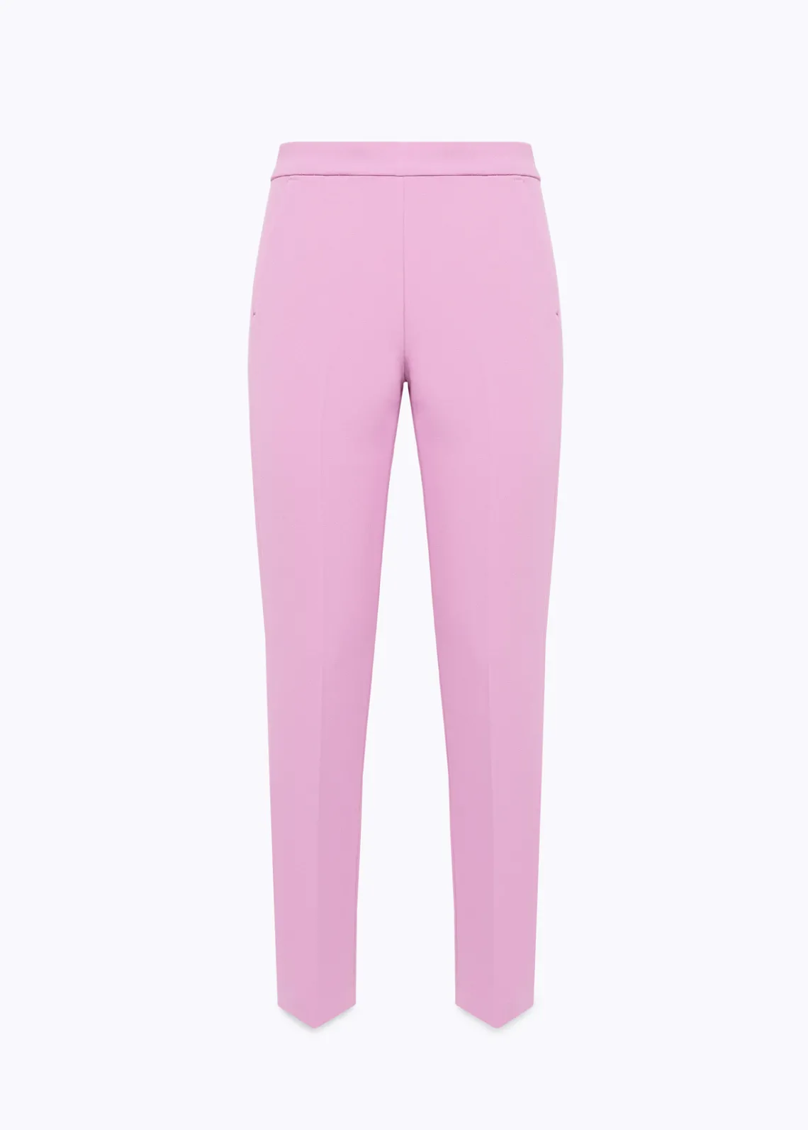 Cigarette pants in stretch crêpe