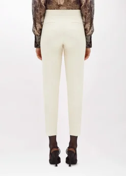 CIGARETTE PANTS IN STRETCH CRÊPE