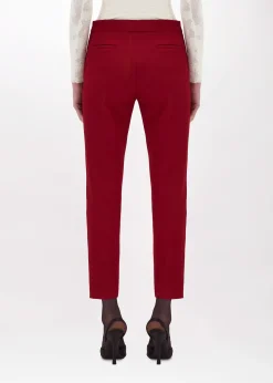 CIGARETTE PANTS IN STRETCH CRÊPE