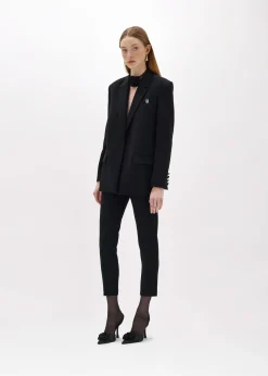 CIGARETTE PANTS IN WOOL CADY