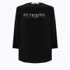 CRÊPE DE CHINE BLOUSE WITH LOGO