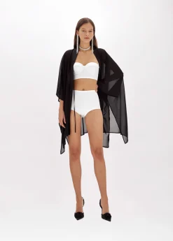 CULOTTES IN STRETCH SATIN