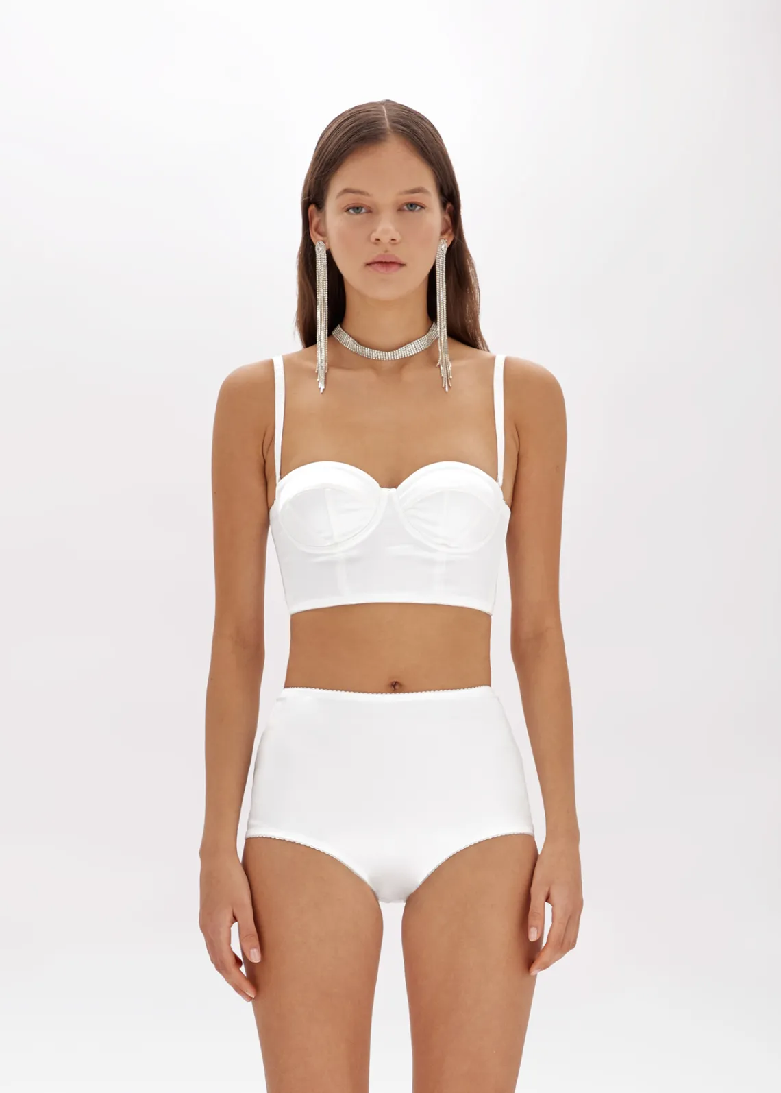 CULOTTES IN STRETCH SATIN