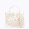 DENIM BAG WITH ROSE