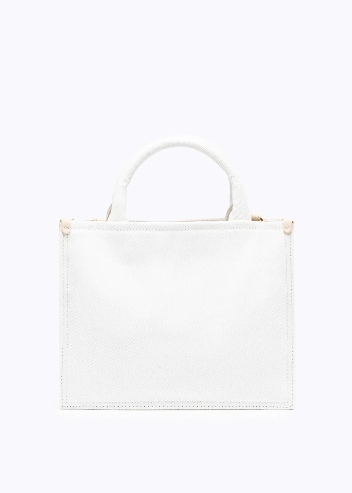 DENIM BAG WITH ROSE