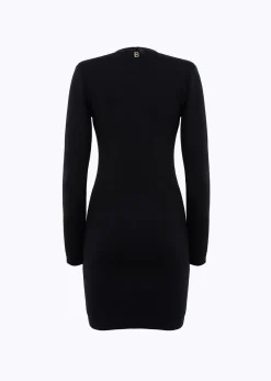 DOUBLE-BREASTED DRESS WITH BUTTONS.