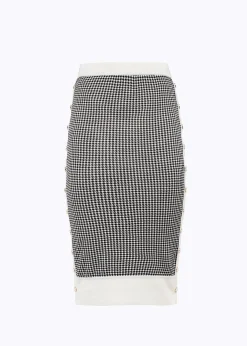 DOUBLE-FACE KNIT SKIRT