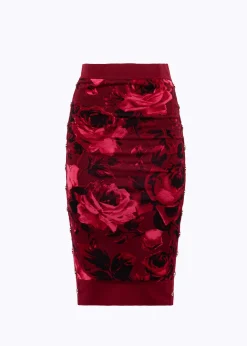 DOUBLE-FACE KNIT SKIRT