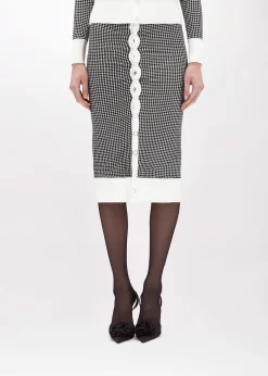 DOUBLE-FACE KNIT SKIRT