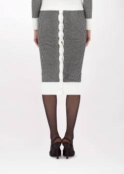 DOUBLE-FACE KNIT SKIRT