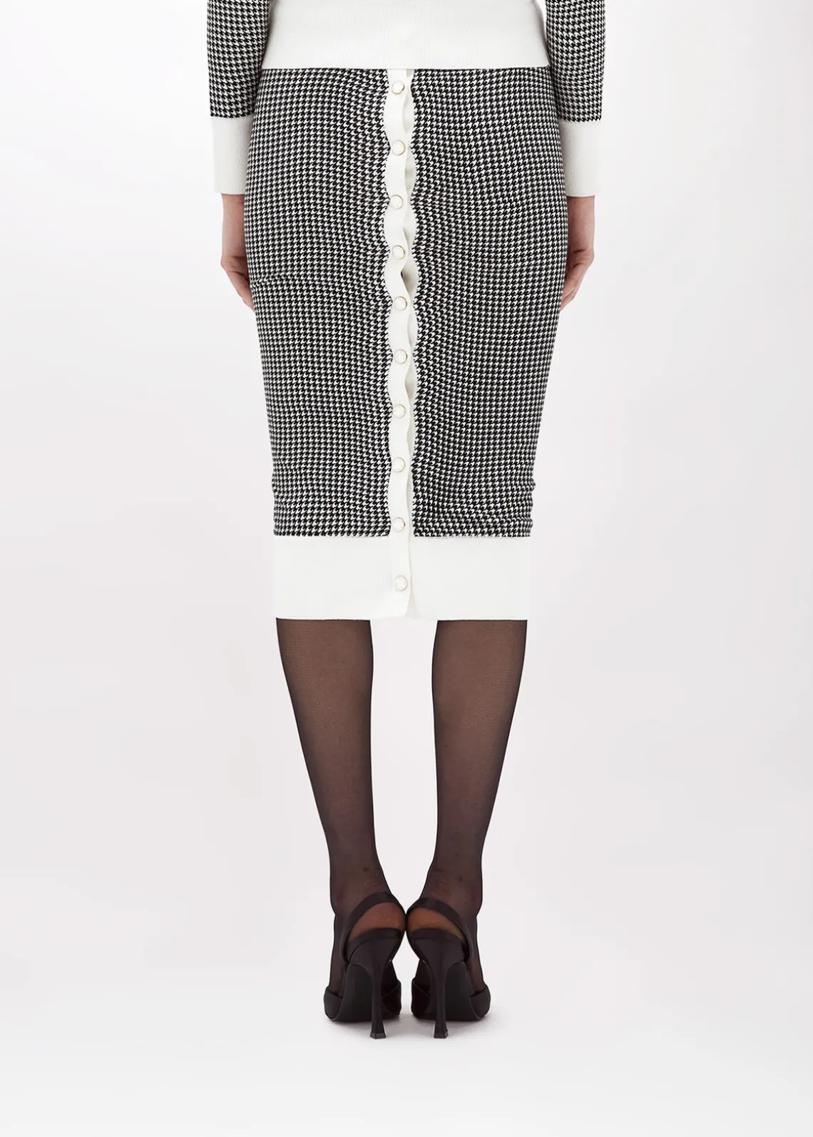 DOUBLE-FACE KNIT SKIRT