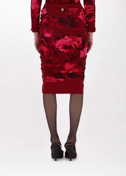 DOUBLE-FACE KNIT SKIRT
