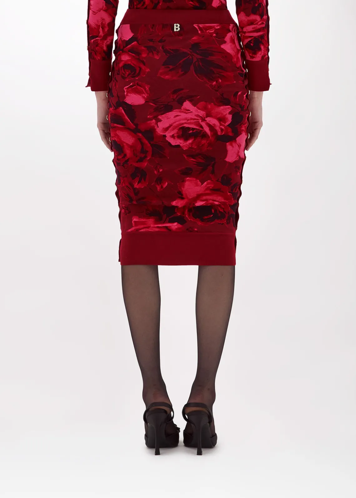 DOUBLE-FACE KNIT SKIRT