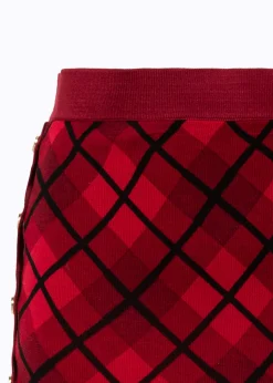 DOUBLE-FACE KNIT SKIRT