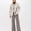 FAUX FUR CROPPED COAT