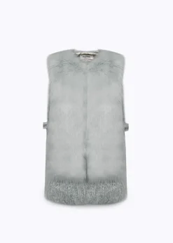 FAUX FUR VEST