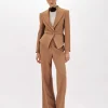 FITTED JACKET IN STRETCH CRÊPE