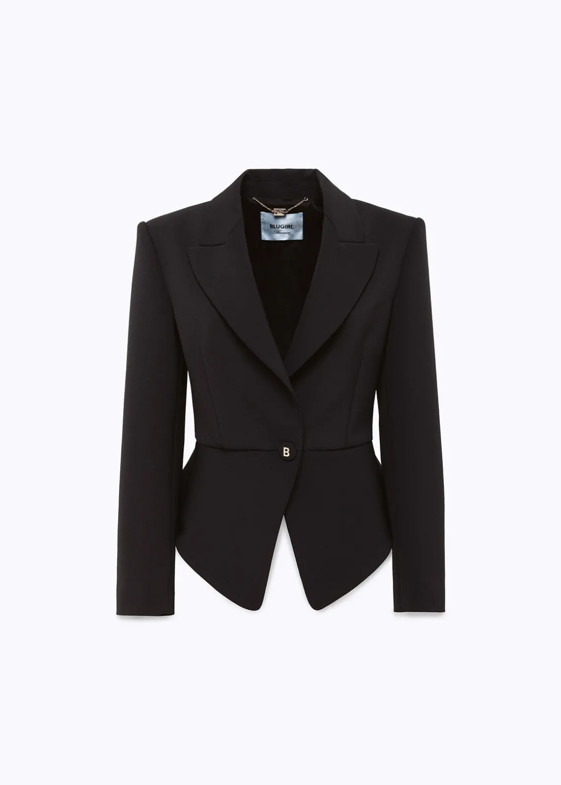 FITTED JACKET IN STRETCH CRÊPE