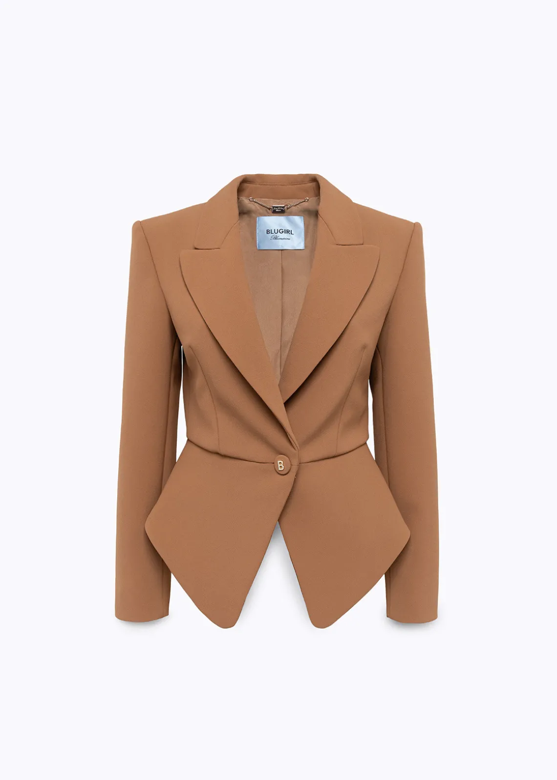 FITTED JACKET IN STRETCH CRÊPE